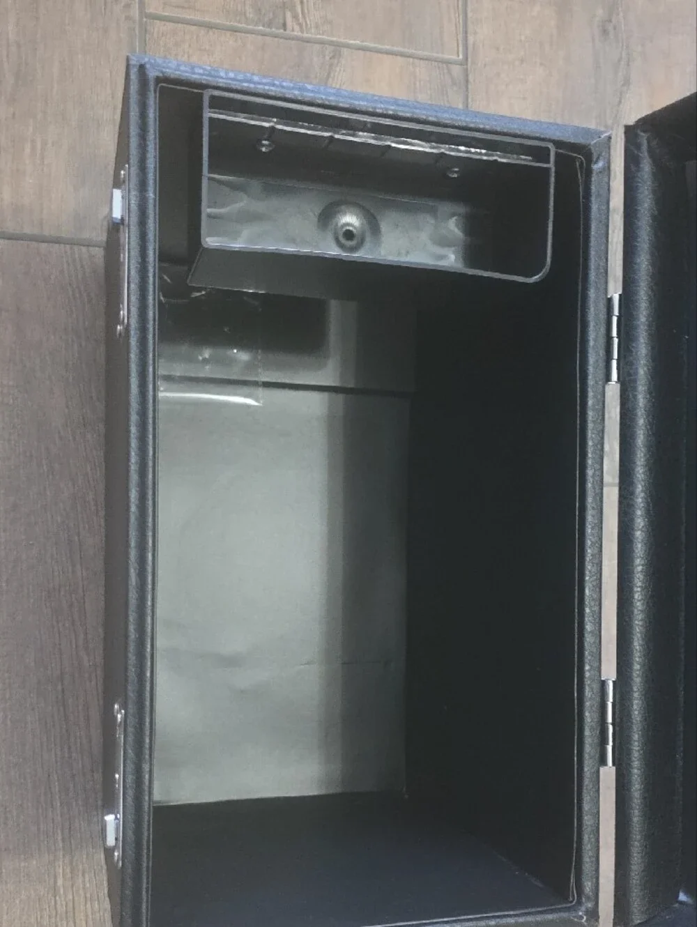 Black Portable Storage Case with Handle